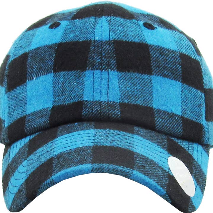 KBETHOS - Wholesale Baseball Cap - Unisex - Plaid Baseball Cap