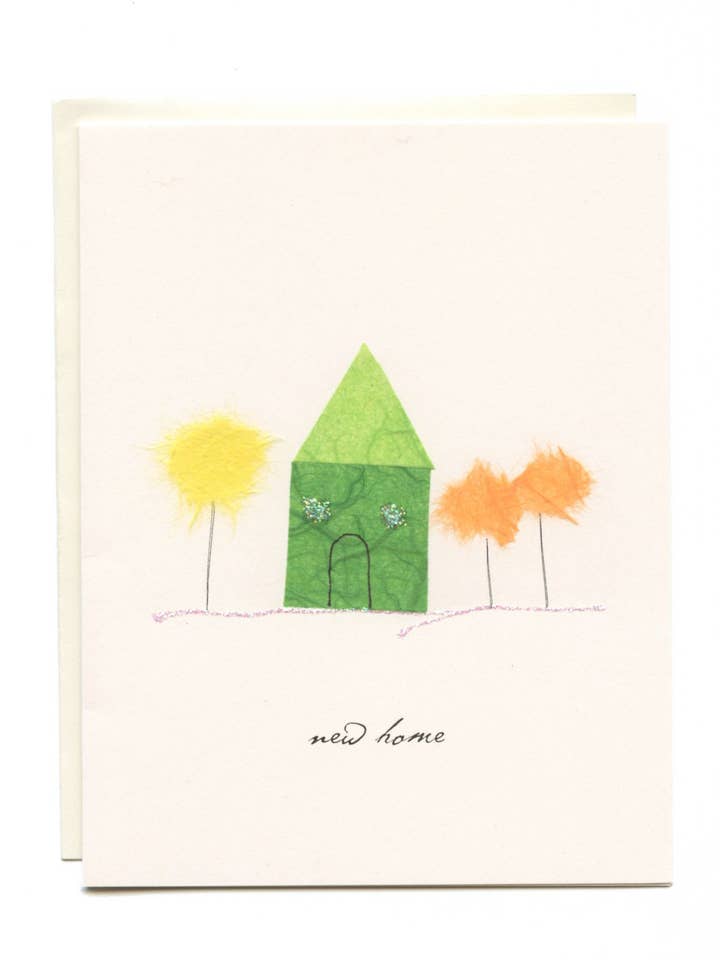 "New Home" Green House for wholesale by FLAUNT HANDMADE CORRESPONDENCES