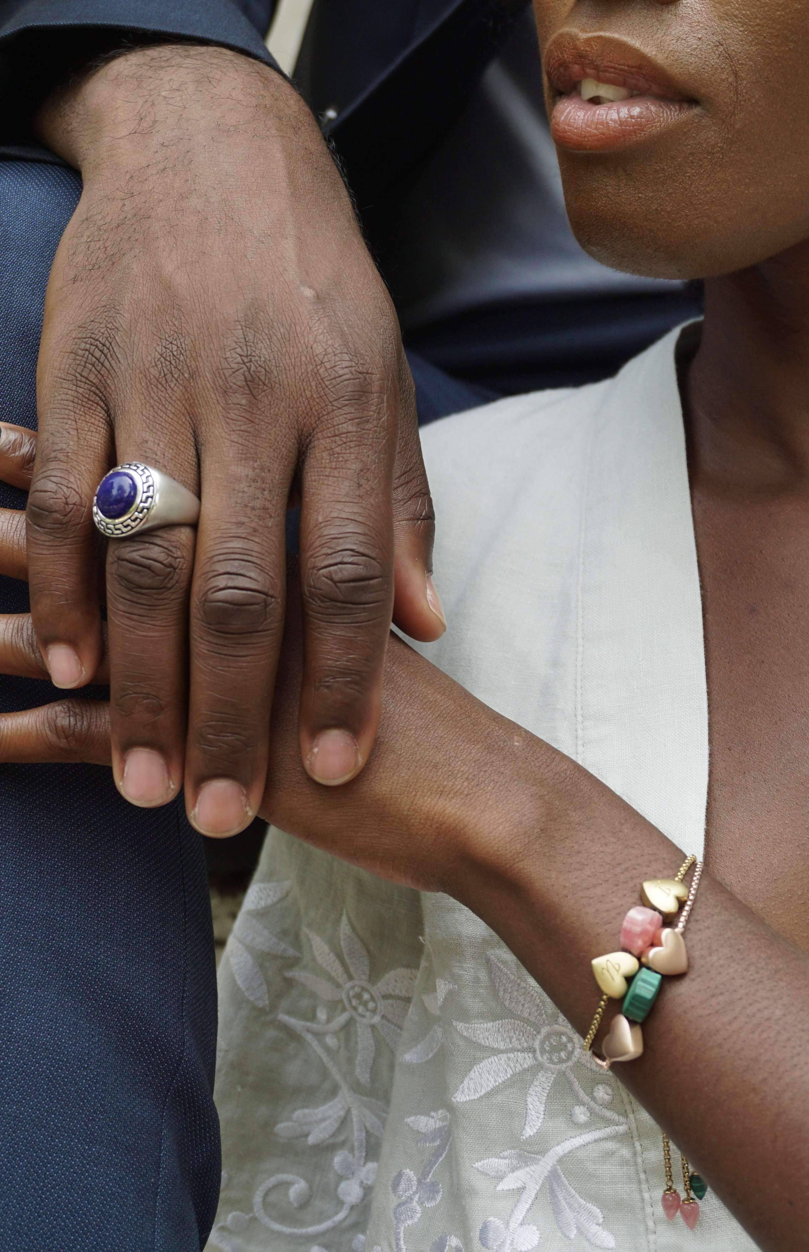 LuvMyJewelry (LMJ) – wholesale Charm/dangle bracelet – Luv Me Malachite Bolo Adjustable I Love You Heart Bracelet in 14K Rose Gold Plated Sterling Silver1