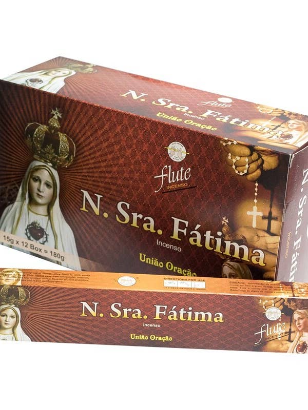 Flute 15g Our Lady of Fátima for wholesale by AUM Fragrances