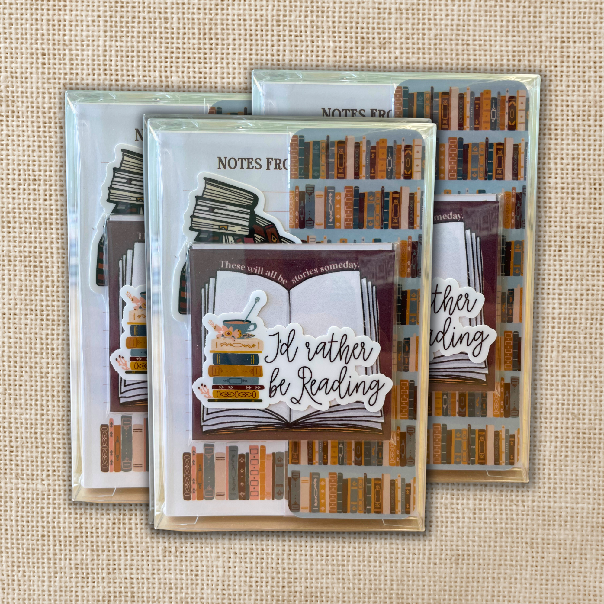 Kingdom of Threads - Wholesale Stationery/Notecard Set - Vintage Book Lover Boxed Gift Set2