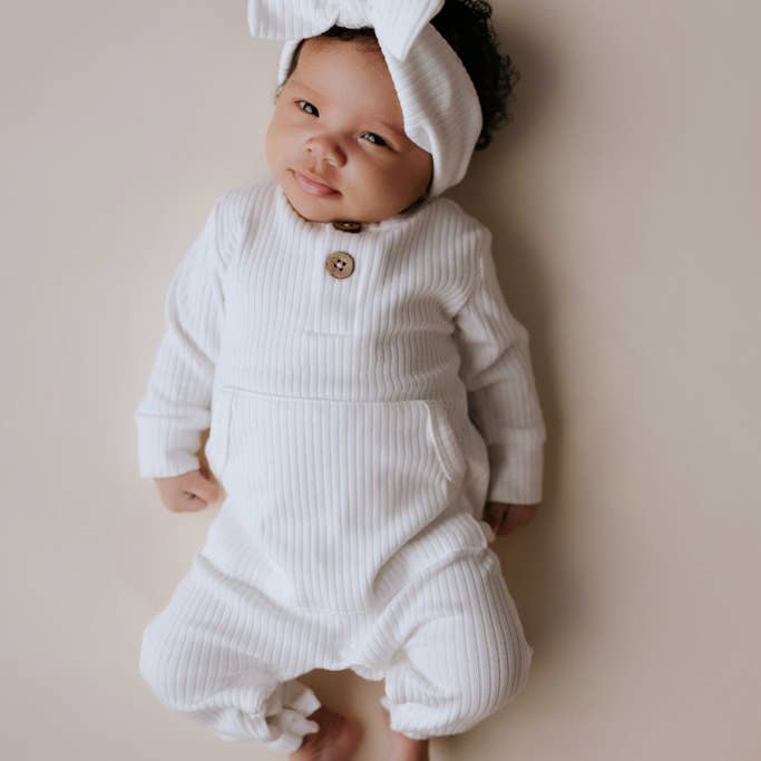 Three Little Tots - Wholesale Rompertje - Baby - Baby ribgebreide romper met zakken46