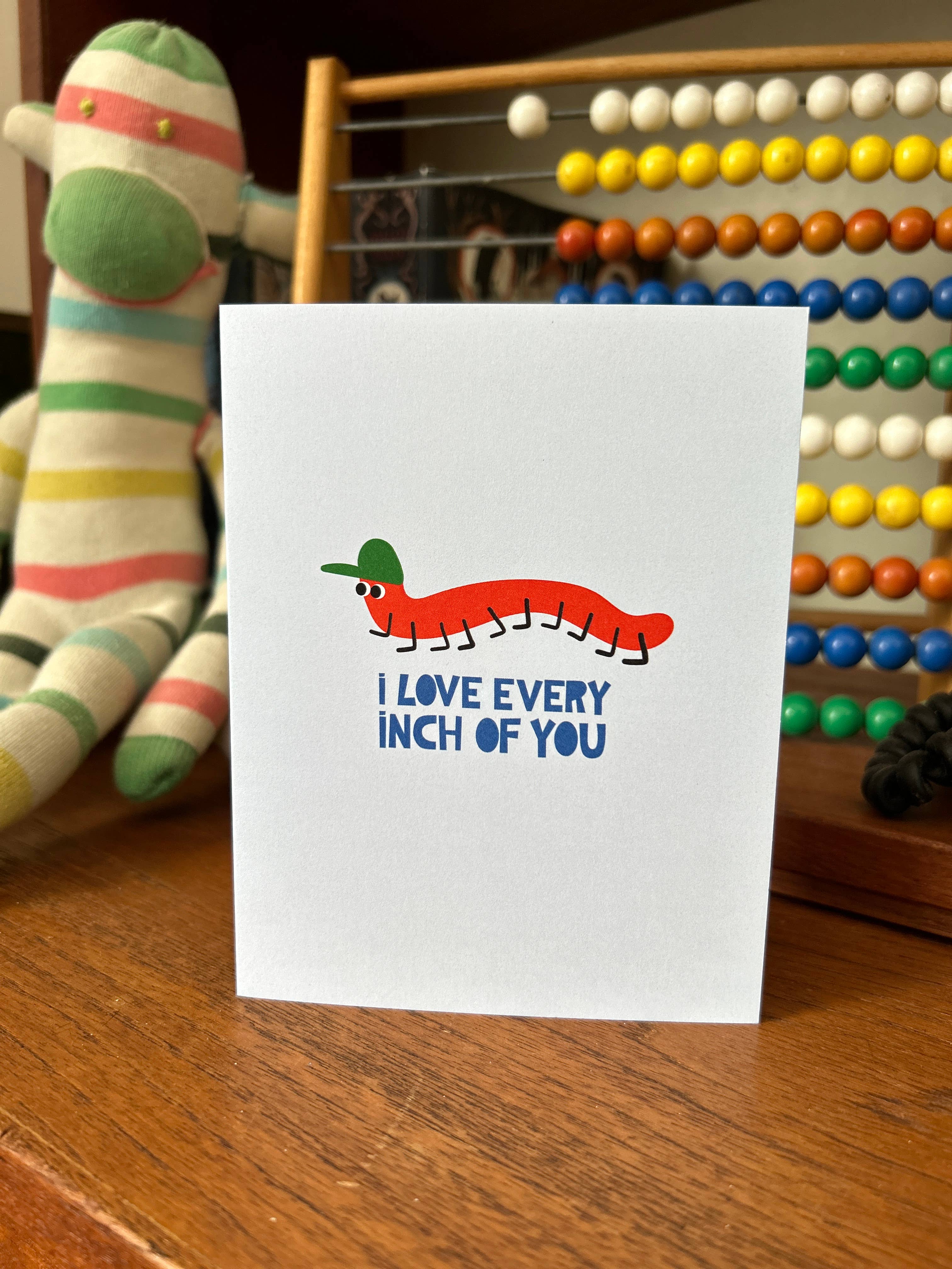 Happy Just Happy - Wholesale Love Card - I Love Every Inch of You Love & Friendship Greeting Card2