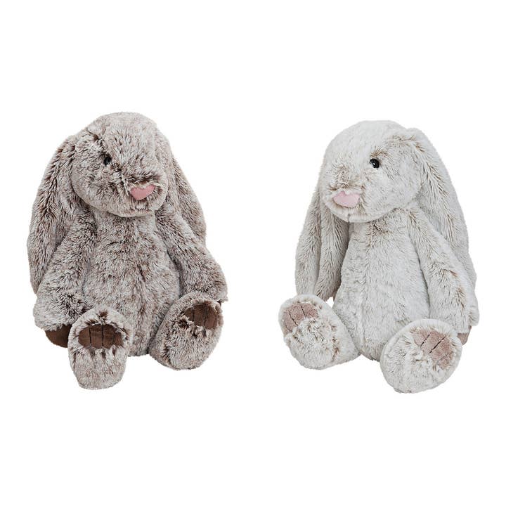 Rabbit in beige/brown plush, 2 assorted, 30 cm for wholesale by Wurm