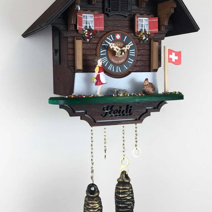 Kit-Cat Klock - Vendita all'ingrosso Orologi da parete - Chalet Heidi e pollo