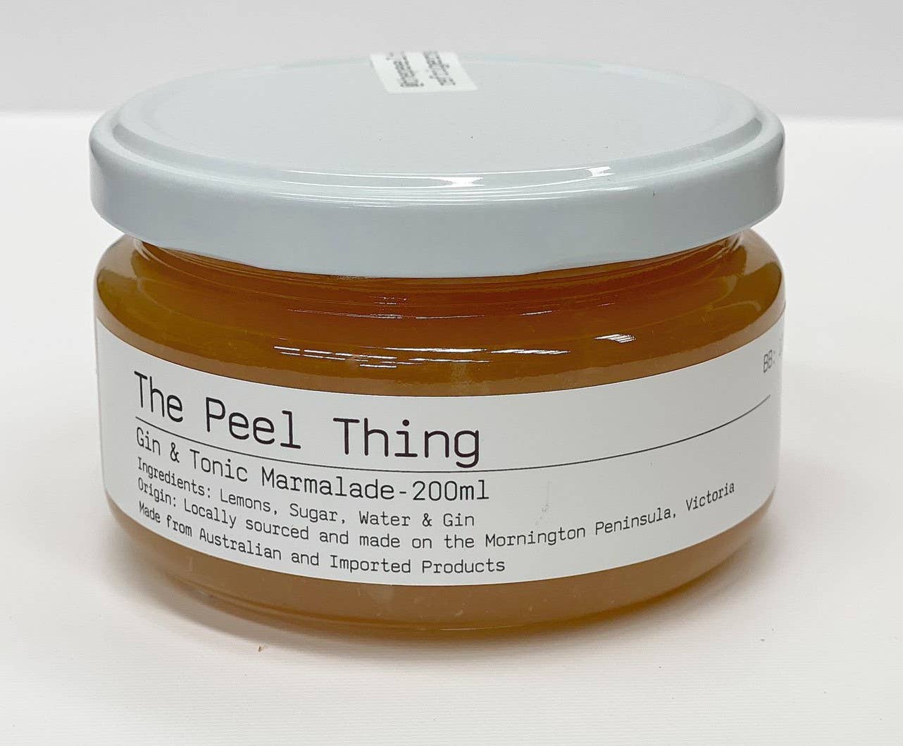The Peel Thing - Wholesale Preserves - Gift Size -Marmalade - Gin + Tonic + Lemon   - 200ml1