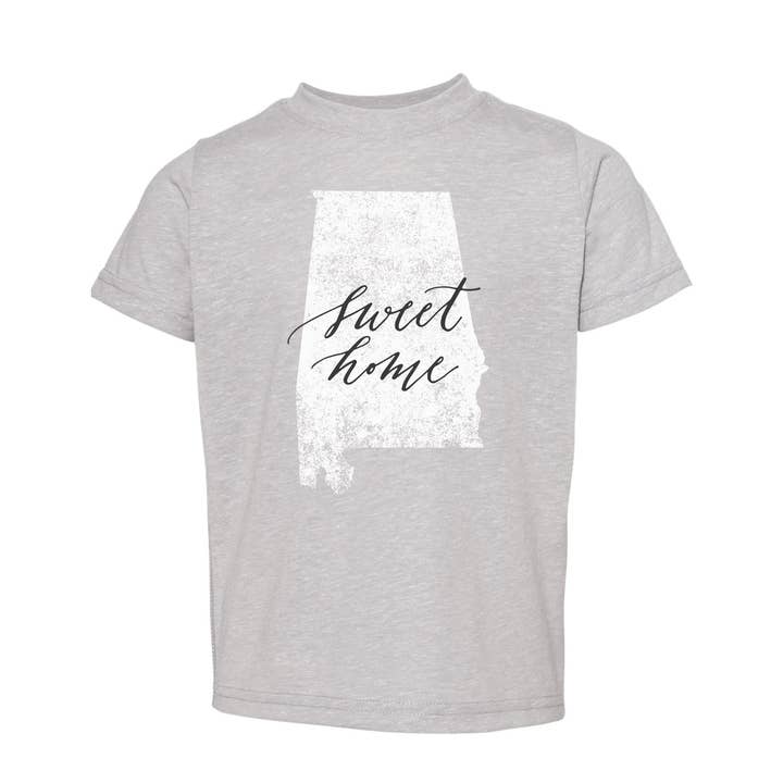 Sweet Home Alabama Toddler Tee for wholesale by Green Pea Press