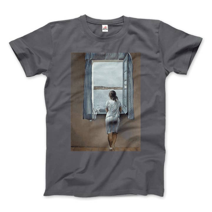 Art-O-Rama Shop - Wholesale T-Shirt (Graphic) - Unisex - Salvador Dali Young Woman at a Window Artwork T-Shirt12