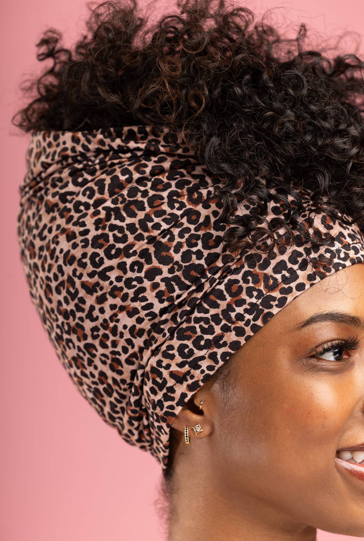 The Curly Pineapples - Wholesale Fashion Headband - Women's - Cheetah Print Pineapple1