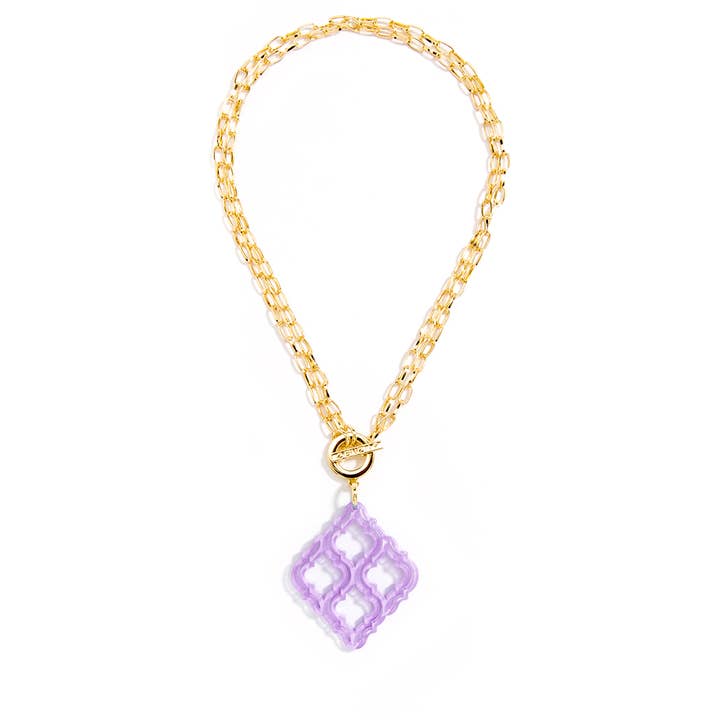 ZENZII Jewelry - Wholesale Pendant/Charm Necklace - Lattice Pendant Necklace7