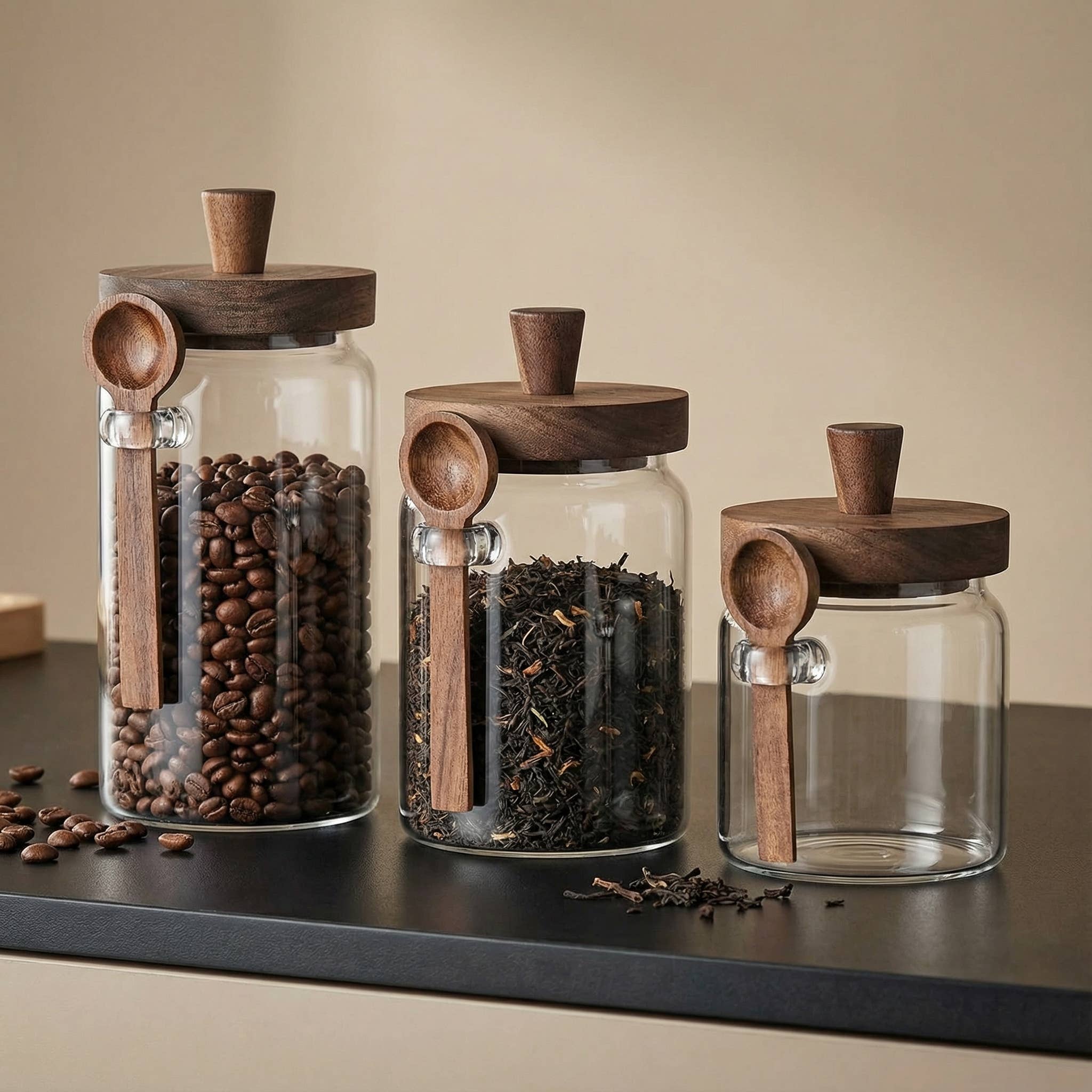 Kiyo Home - Wholesale Jar - Airtight Glass Kitchen Jars | Glass Food Storage Canisters8