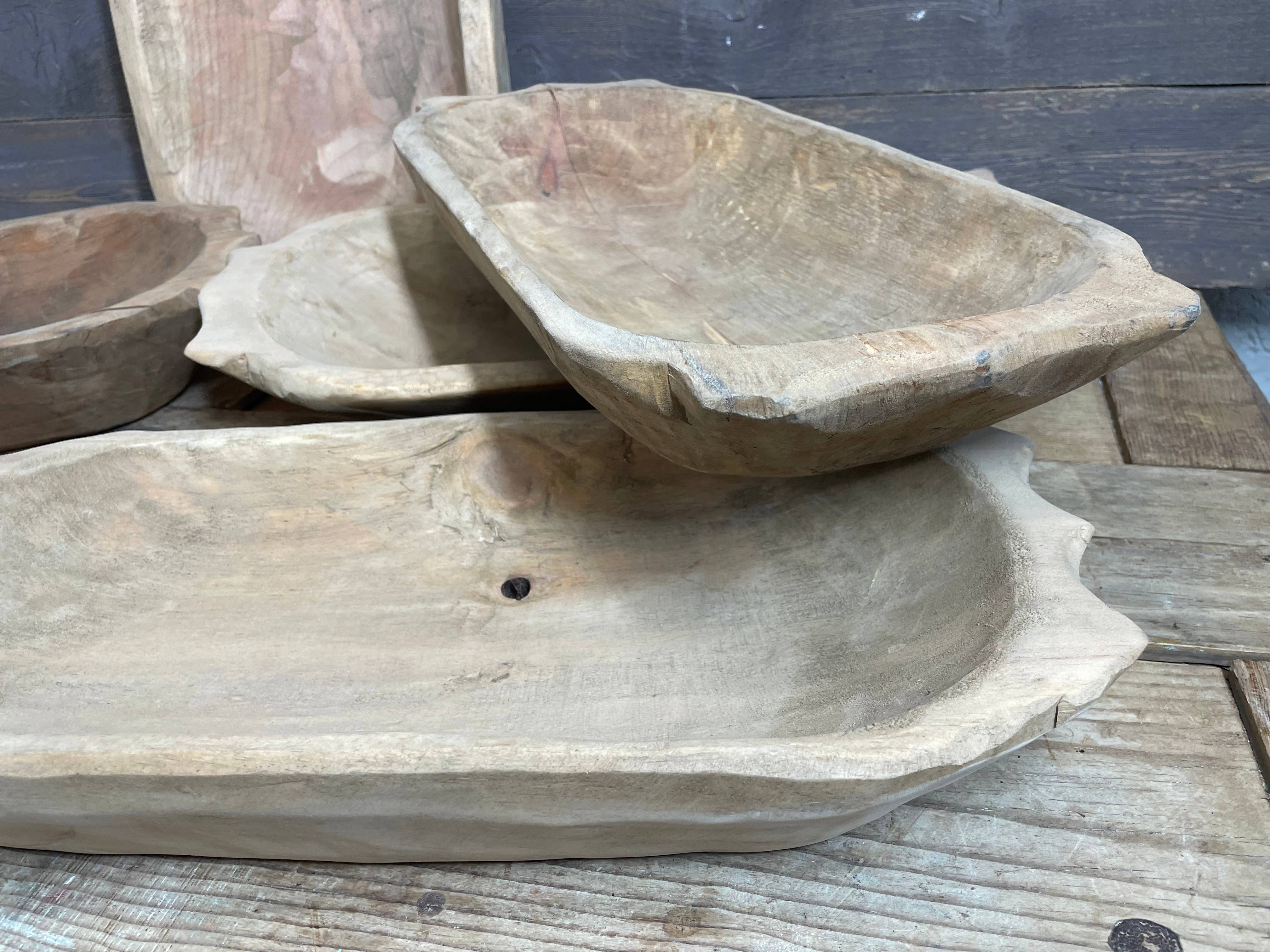 My Amigos Imports - Wholesale Decorative Plate/Dish/Bowl - NFC-WH-Deep Dough Bowl w Handles-10x20 in-NFC-Unfinished-$152