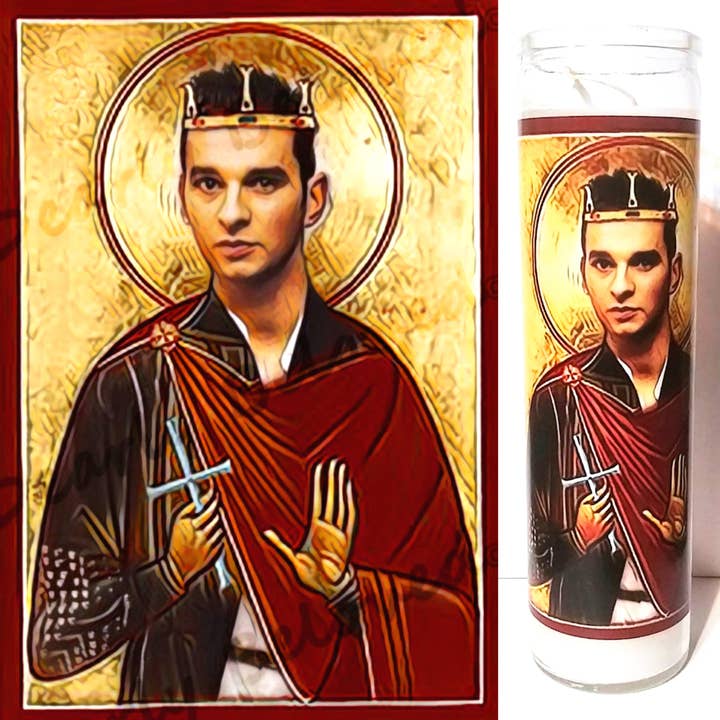 Dearly Beloved Creations - Wholesale Votive candle - Celebrity Prayer Candle STICKER ONLY, Iconic Saints5