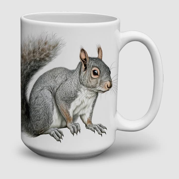 Animal de l'État de Caroline du Nord | Tasses Écureuil Gris de l'Est pour la vente par MCSouvenir & Gift | Maryland China