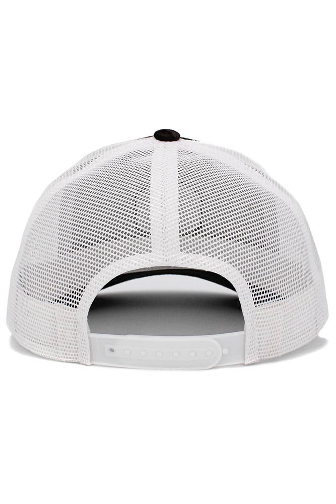 Hana - Wholesale Trucker Hat - Unisex - Outdoor PU patch mesh baseball cap1