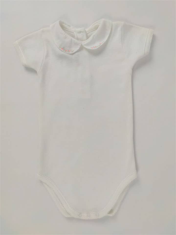 Bonpoint Short Sleeve Bodysuit for wholesale by Mademoiselle Bébé