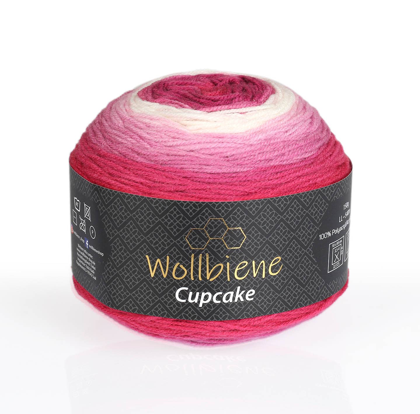 Wollbiene - Venta al por mayor Hilos - lana de lana para tejer cupcake de abeja degradado 150g1