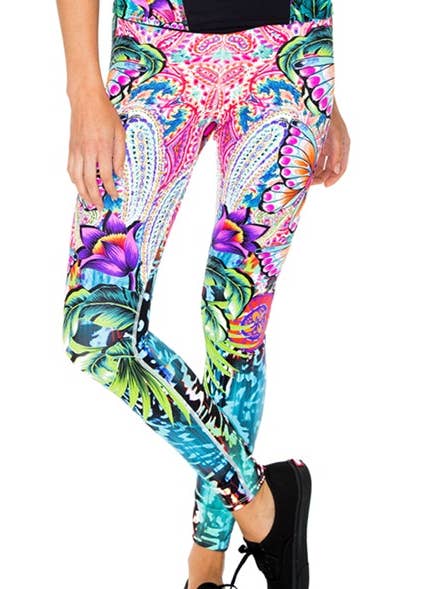 VIVA CUBA - Engineered Print Legging for wholesale by Luli Fama