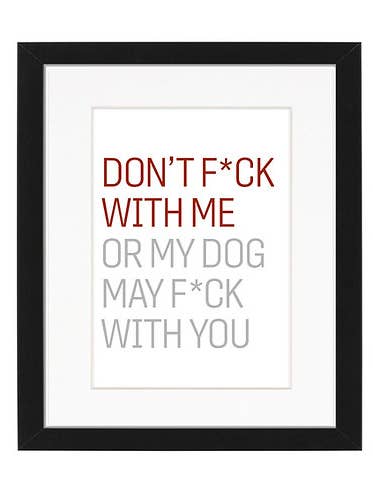 Don't F*ck With Me Graphic Print for wholesale by Unfiltered