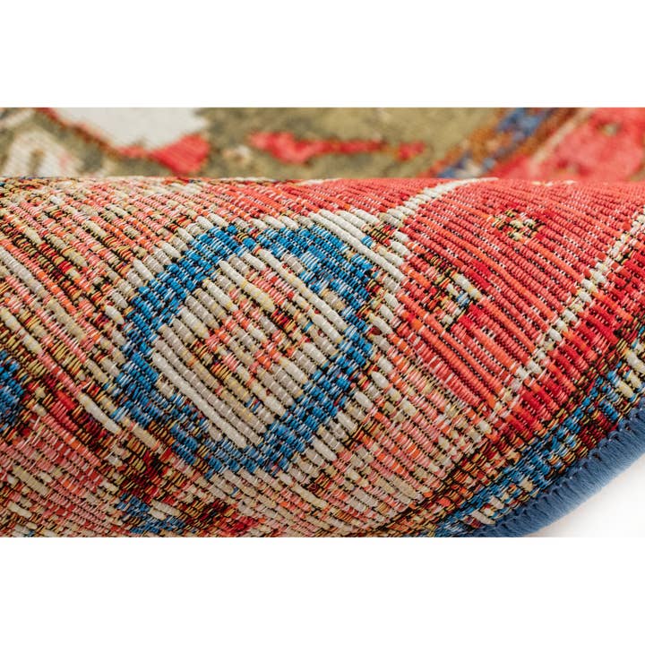 Marina Heriz Indoor/Outdoor Area Rug Red for wholesale on Faire