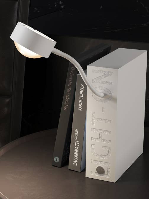 Light On Puk bordlampe med G9 fatning - mat hvid for engroshandel hos Novo Exclusive - Novo Group GmbH