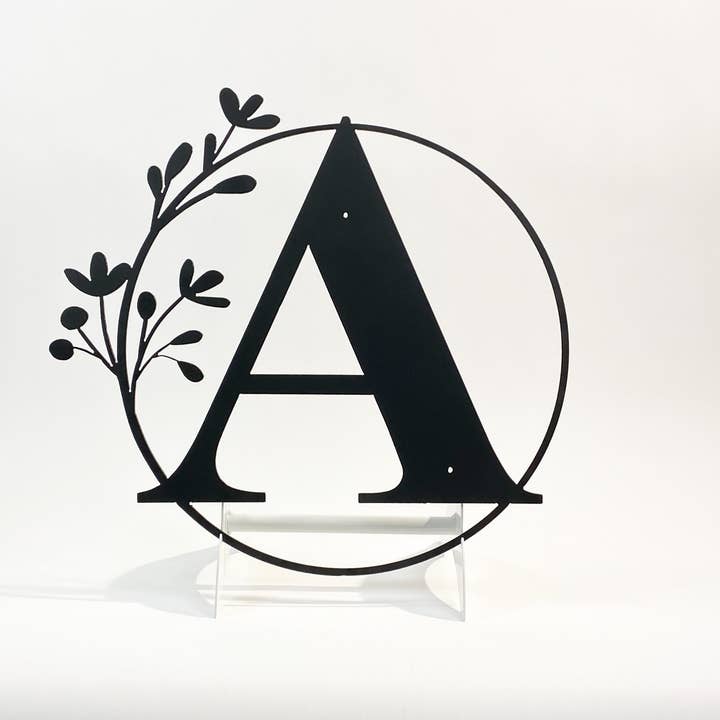 15" cirkelkransmonogram voor wholesale door Feddes Fabrications