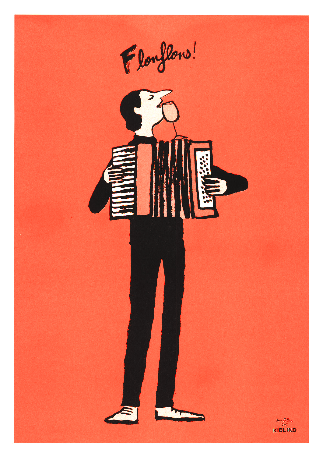 KIBLIND Atelier – wholesale Poster – A3 poster - Jean Jullien - Flonflons4