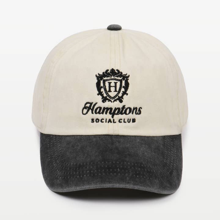 David And Young - Wholesale Baseball Cap - Unisex - Hamptons Social Club Two-Tone Baseball Cap0