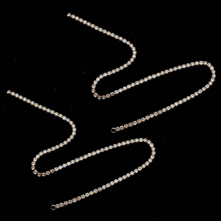 Boucles d'oreilles en chaîne à pampilles de 8 pouces ou 4 pouces de long pour la vente par Diacly