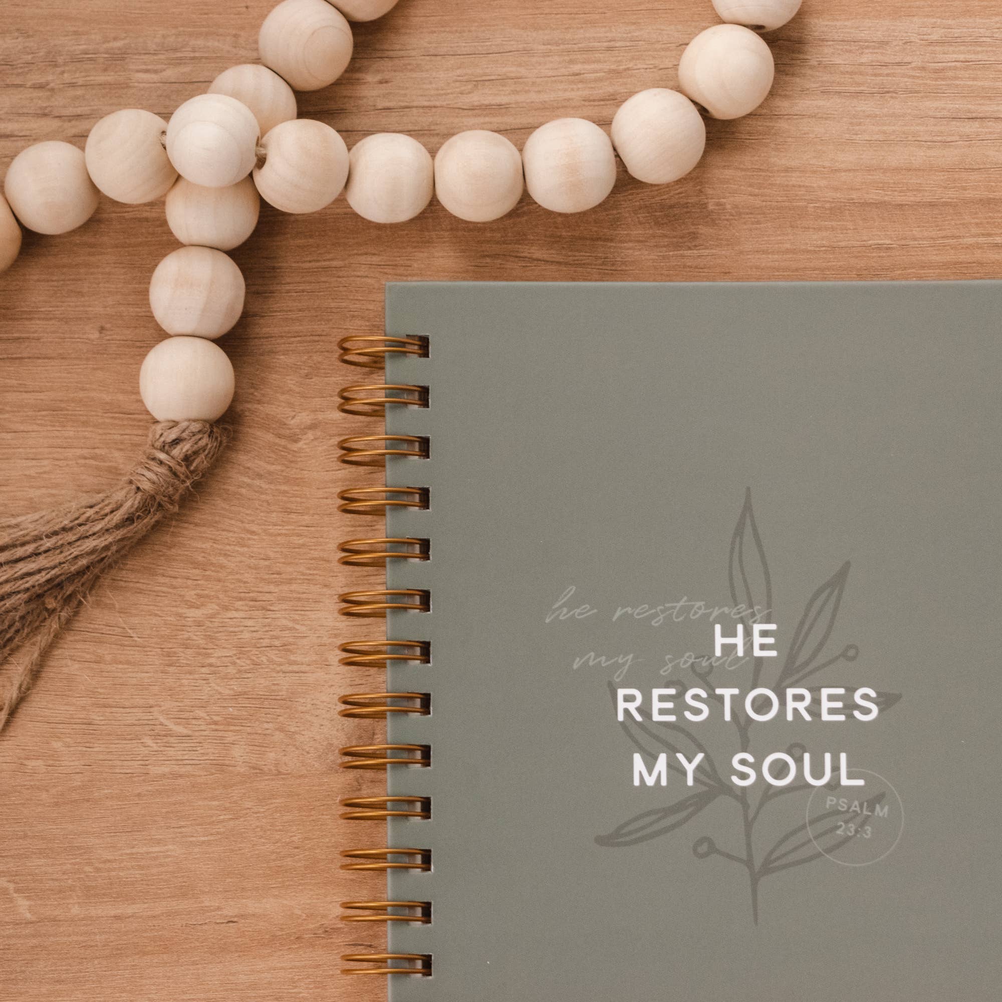 The Anastasia Co – wholesale Journal/diary – He Restores My Soul Hardcover Journal5