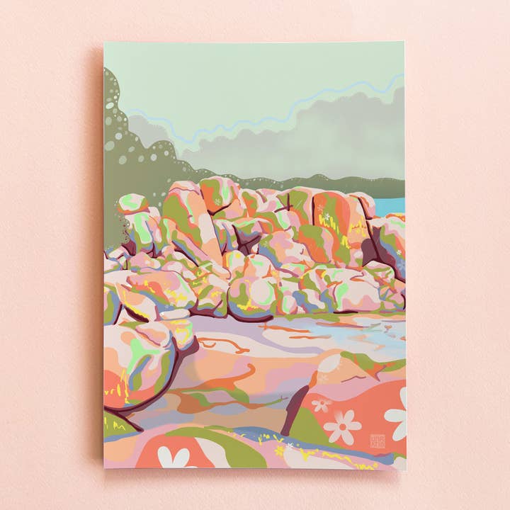 Headland Rain Art Print for wholesale by Unratio