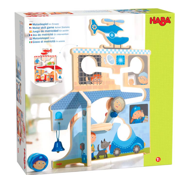 HABA - Motor Skill Game Action Stations - Wooden Toy for wholesale by HABA