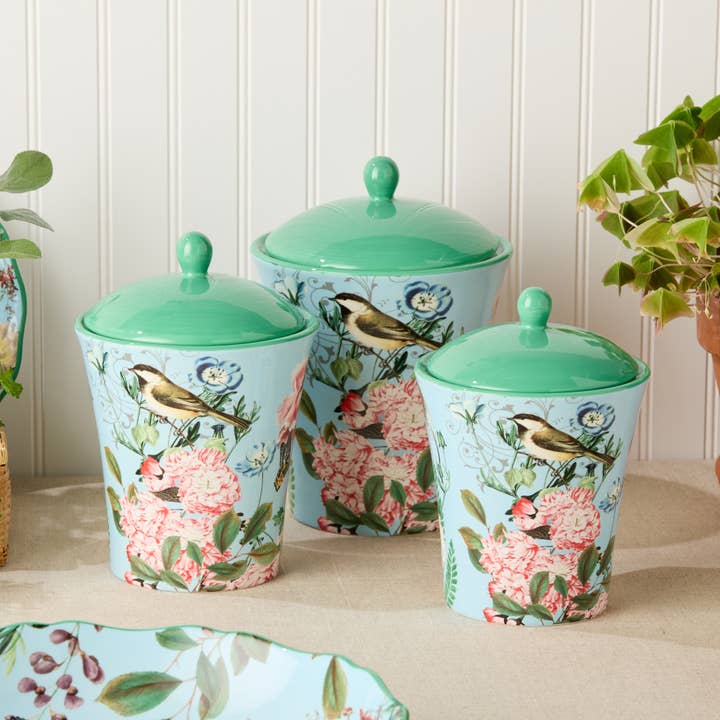 Certified International - Wholesale Canister set - Flora Canister Set 3 pc.1