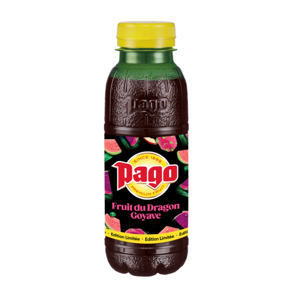 123bonbon - Vendita all'ingrosso Succhi di frutta - Pago Succo di Frutto del Drago e Guava 33 cl0