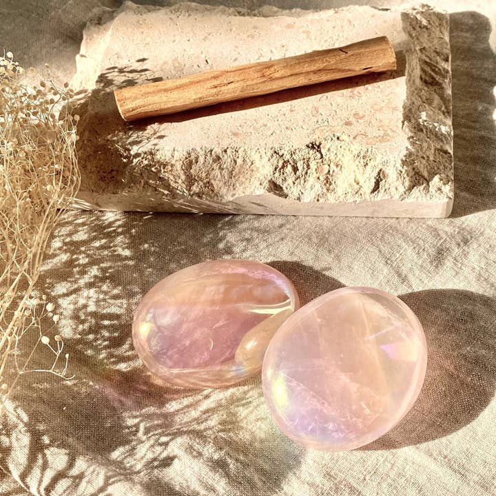 Pierre de palmier rose Angel Aura pour la vente par Terra Soleil