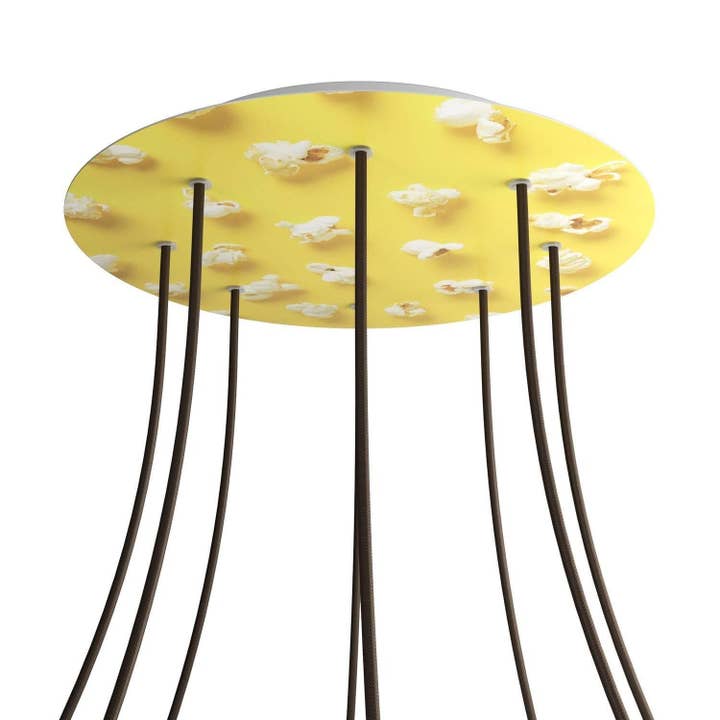 Rosette XXL Rose-One rund, diameter 400 mm med 8 huller og 4 huller for engroshandel hos LIGHTINUP S.R.L.