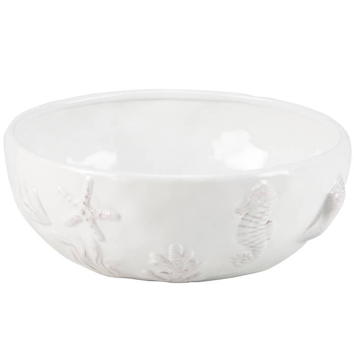 Embossed Beach Serving Bowl for wholesale by Primitives by Kathy