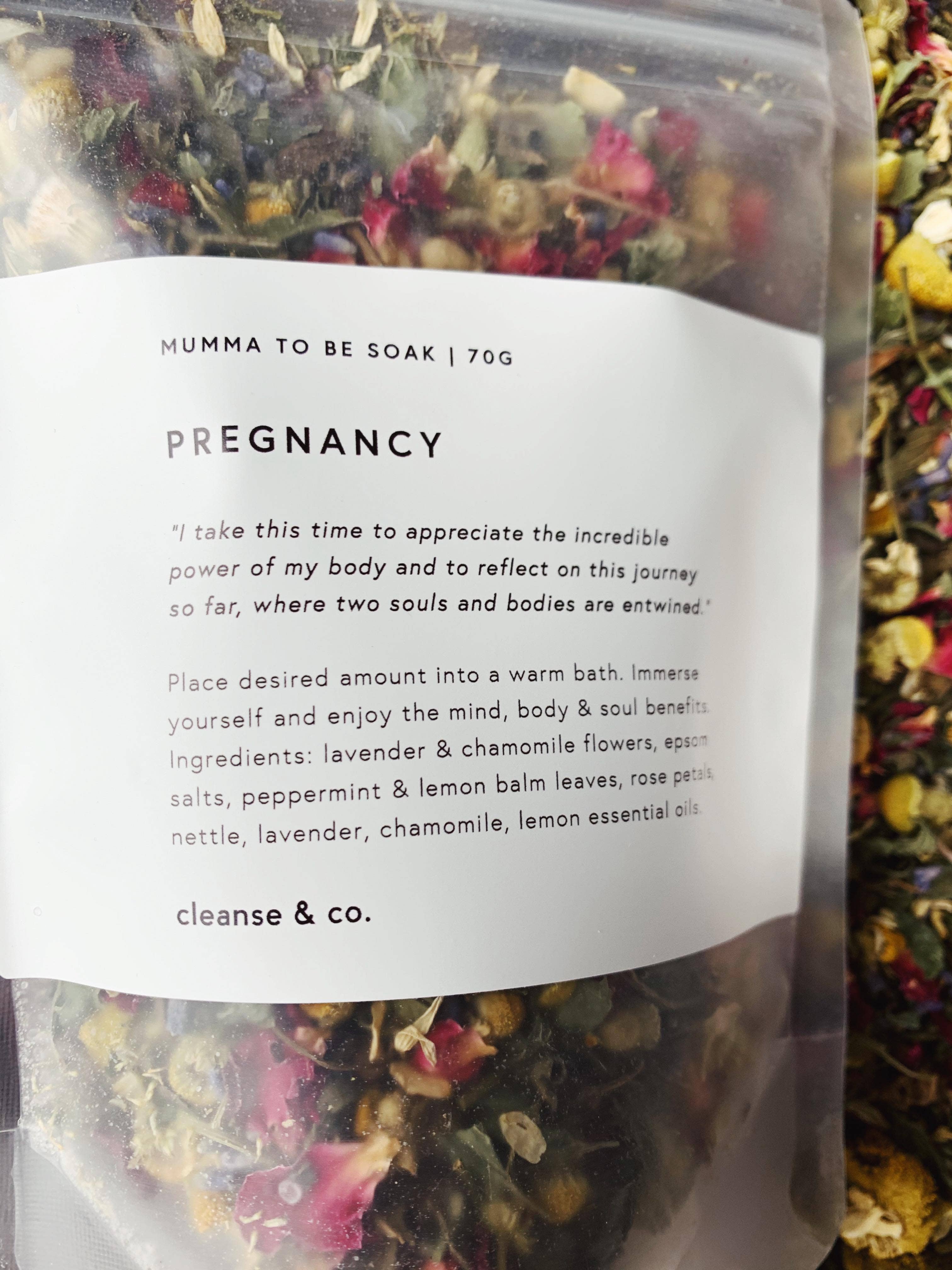 Cleanse & Co. - Wholesale Bath Soak/Milk - Pregnancy Soak