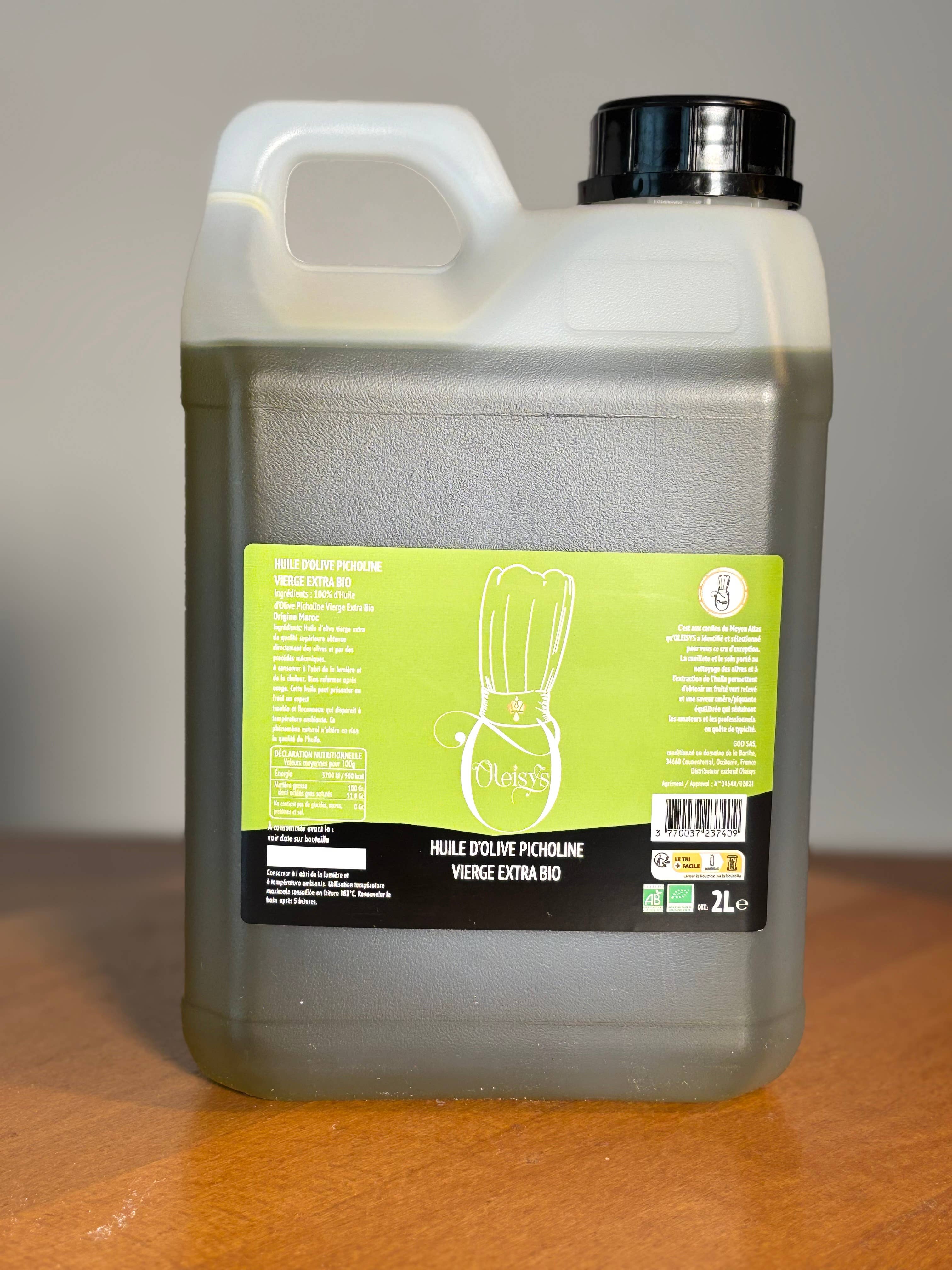 Oleisys – wholesale Olivolja – 2L Kockformat - Ekologisk Picholine olivolja Oleisys®2