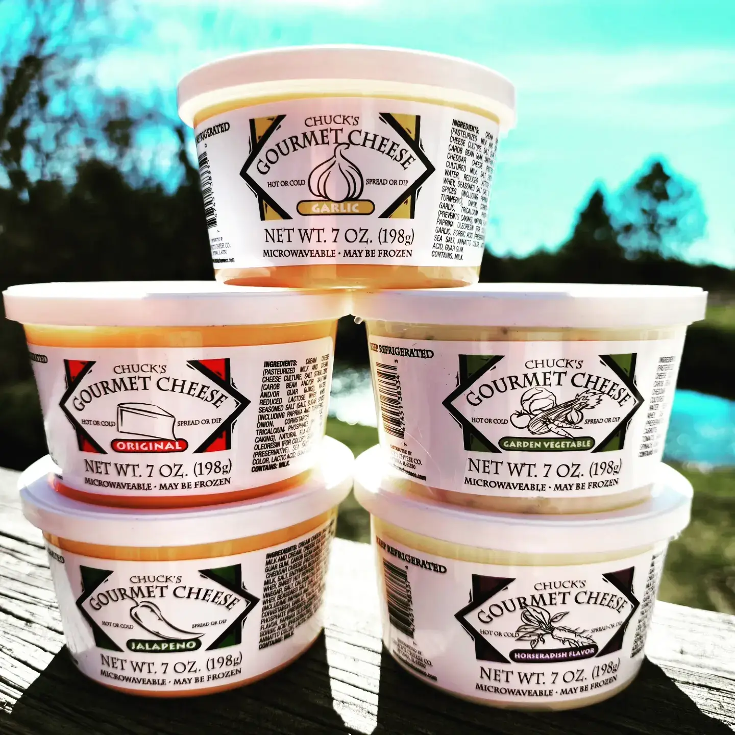 Chuck's Gourmet Cheese - Wholesale Cheese - Chuck's Gourmet Cheese Spread - Garlic2