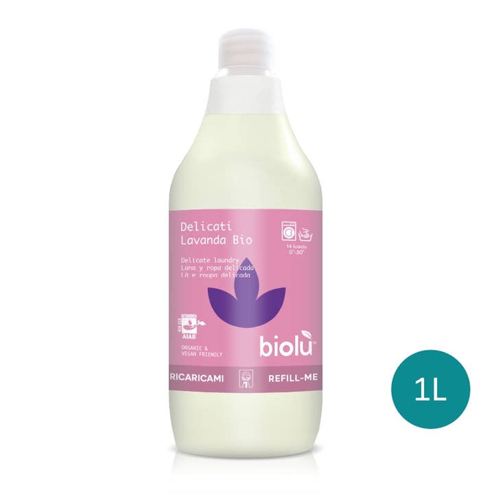 NIVEL SRL SOCIETÀ BENEFIT - Wholesale Liquid Laundry Detergent - Biolù Casa - Delicate Organic Lavender 1L