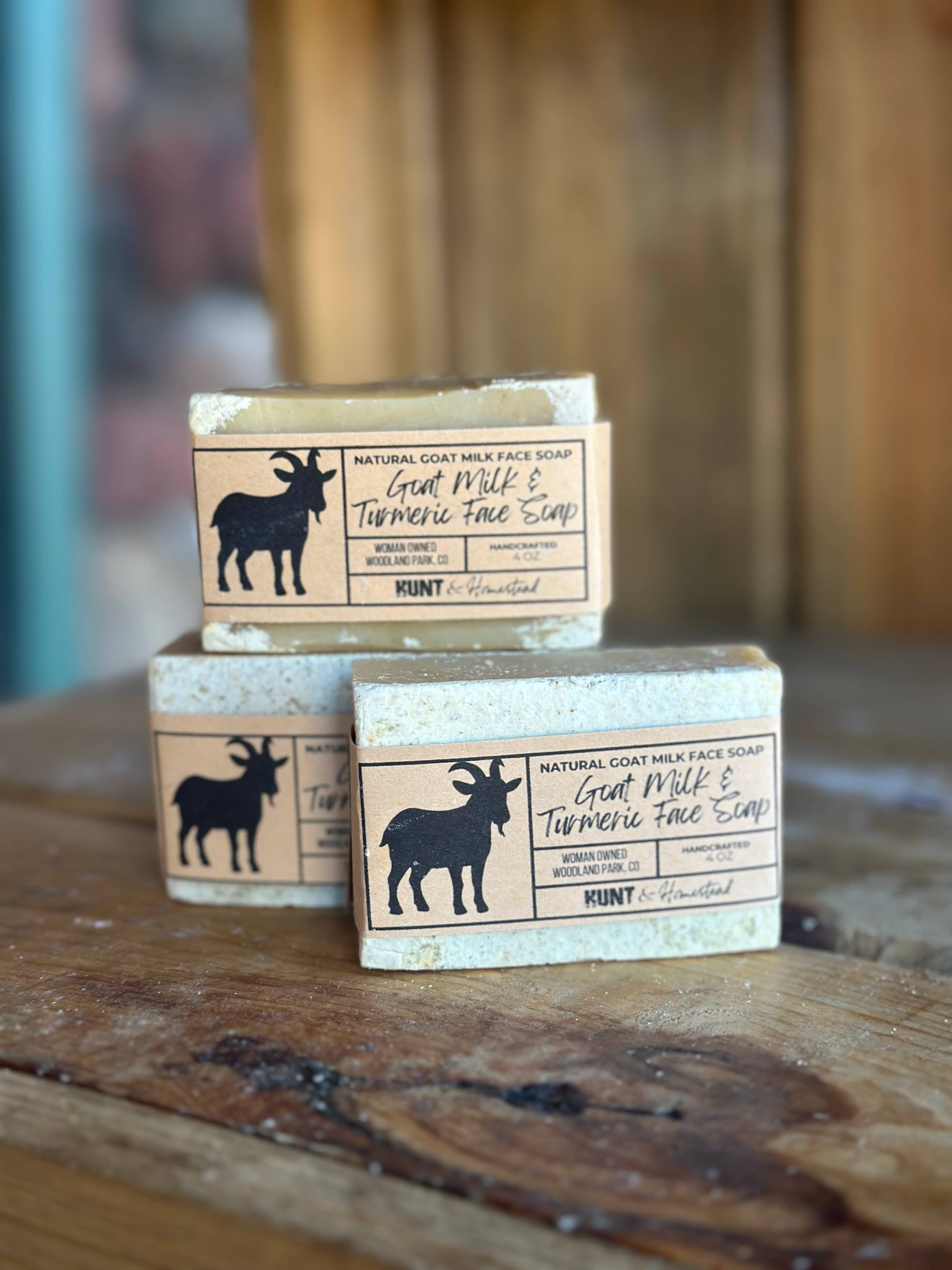 Hunt & Homestead - Wholesale Bar Soap - Goat Milk Turmeric Face Wash Bar0