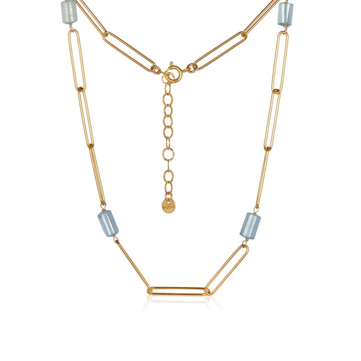 Colar Gem Paperclip por atacado de Mabel Chong