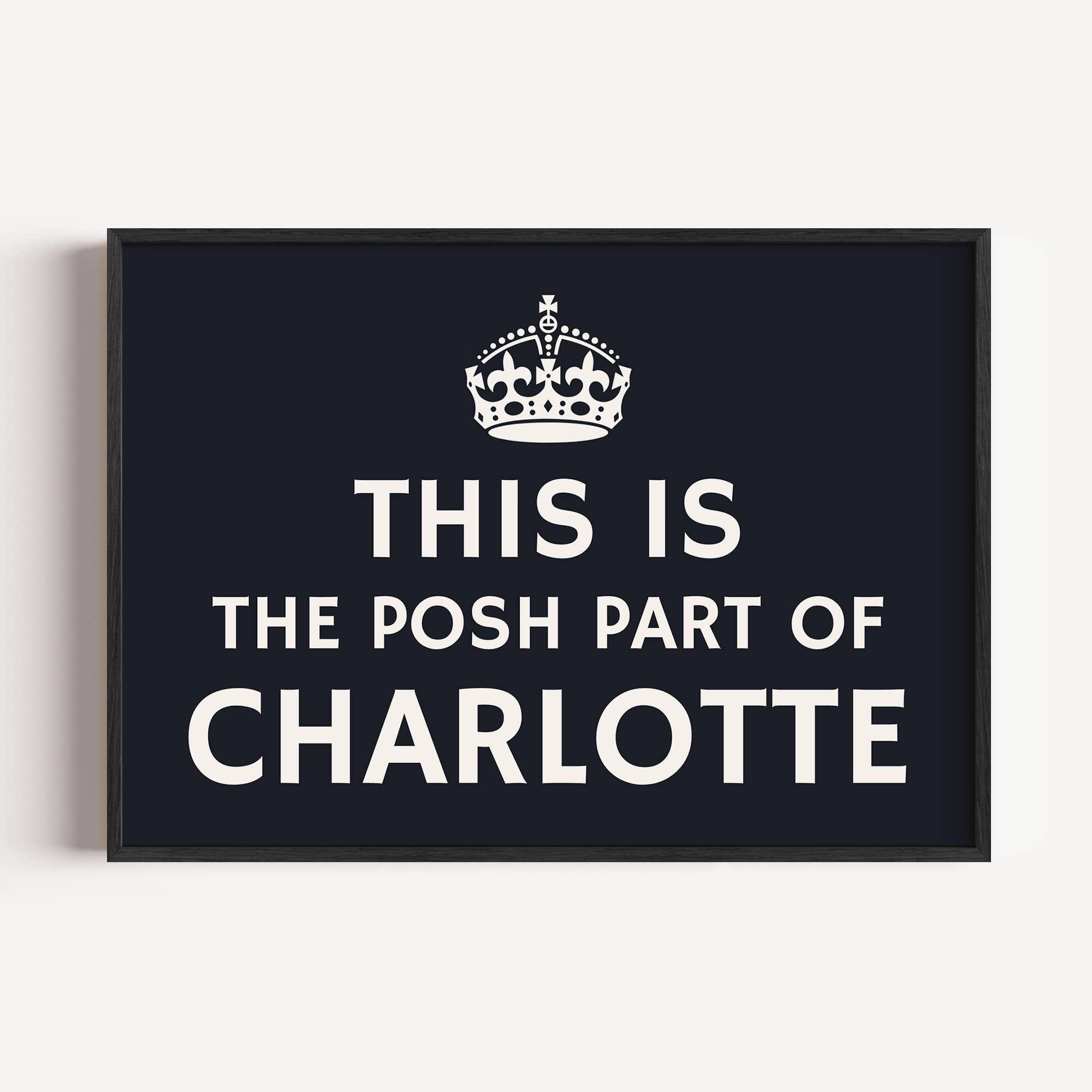 Timmy Loves - Wholesale Art Print - This Is The Posh Part - Customised Keep Calm A3 Art Print0