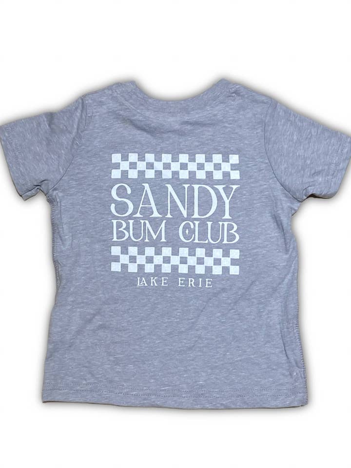 Sandy Bum Club Kinder-T-Shirt - Grau Melange für den Großhandel von Planks Canada