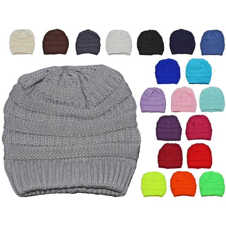 Buck Wholesale - Wholesale Beanie - Unisex - Winter Unisex Beanie - Classic Beanies for Adults Warm Knit