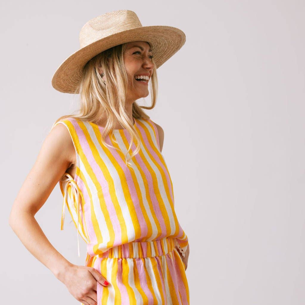 Sunshine Tienda - Wholesale Lounge Set - Women's - Sunkissed Stripe Coco Set4