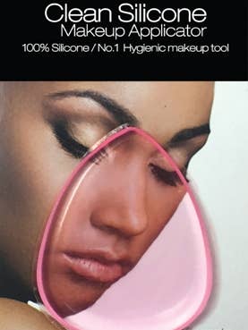 ESPONJA DE MAQUILHAGEM DE SILICONE ROSA FORMA GOTA por atacado de MI Hair Distribution