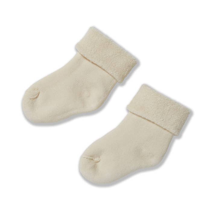 Fibre for Good - Wholesale Socks - Kids - Undyed organic cotton 3 pack plain socks