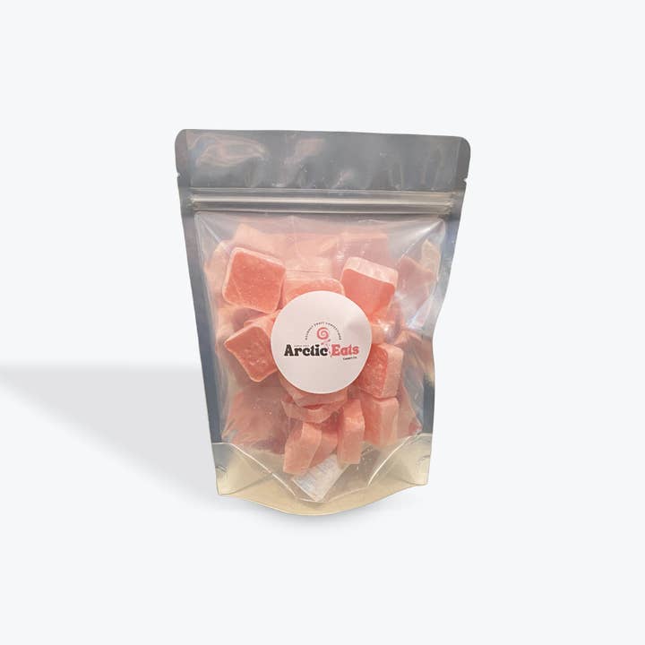 Freeze Dried Watermelon Gelatin Squares for wholesale by Arctic Eats Candy Co